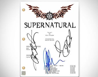 Supernatural Pilot (White Cover) Script Limited Signature Edition