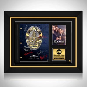 Moldura personalizada The Rookie Script Limited Signature Edition