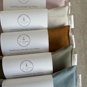 Soothing Linen Lavender Eye Pillow