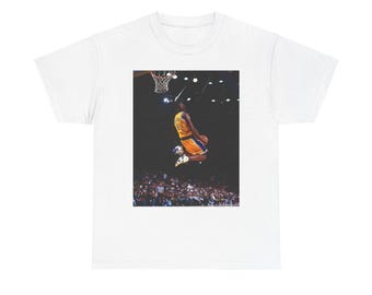 Basketball Tee, Kobe Bryant Dunk Shirt, Sports Fan Gift, Graphic T-Shirt, Athlete Apparel, NBA Fan Gear