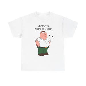 Funny Peter Griffin Meme Unisex Tee, Graphic Cartoon Character Shirt, Humorous Tee for Men and Women, Family Guy Parody T-Shirt, Comedy Gift