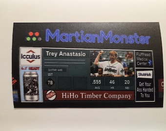 Pegatina de Phish Jamband - Pegatina con temática de Fenway "Monstruo marciano" - Pegatina extra gratis con cada pedido