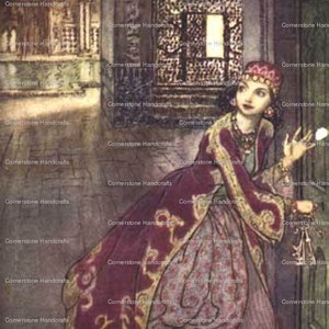 5 vintage zeldzame sprookje kunst wordt afgedrukt door Arthur Rackham Instant Digitale Download