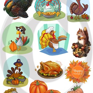 36 Assorted Thanksgiving Graphic Images Clip Art Transparent PNG Files ...
