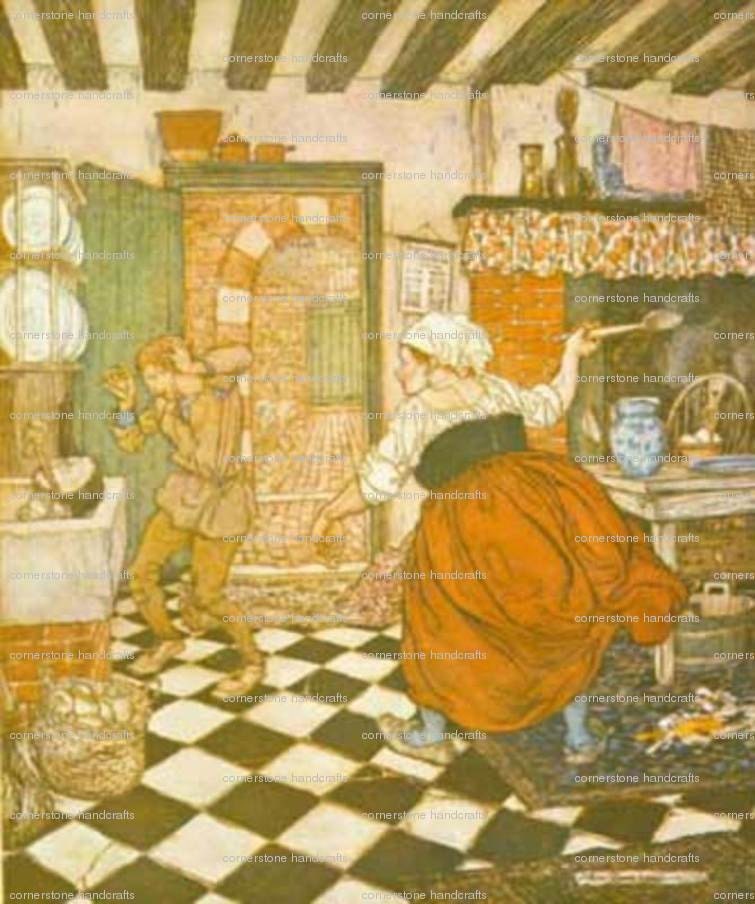 5 Vintage RARE Fairy Tale Art Prints by Arthur Rackham Instant Digital ...