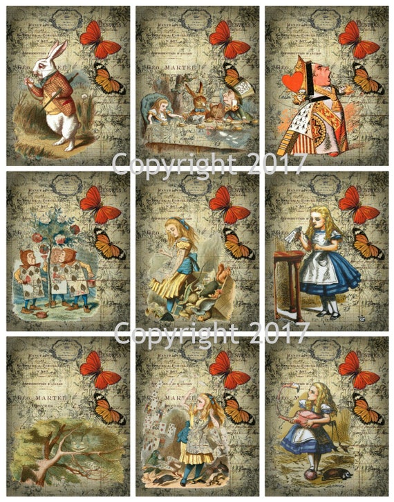 不思議の国のアリス　ウォールデコ　ジョン・テニエル　壁掛け　ポスター　額絵 不思議の国のアリス ウォールデコ ジョン・テニエル 壁掛け