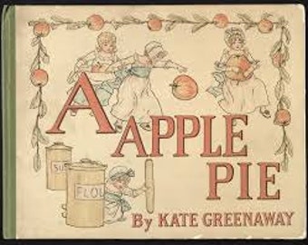 Un libro electrónico digital VINTAGE de Apple Pie para niños pequeños Descarga digital instantánea