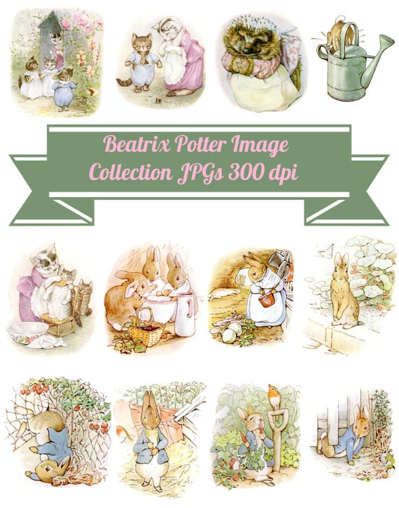 Beatrix Potter Characters  Beatrix potter illustrations, Beatrix potter,  Peter rabbit and friends