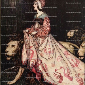 5 Vintage RARE Fairy Tale Brothers Grimm Art Prints by Arthur Rackham Instant Digital Download