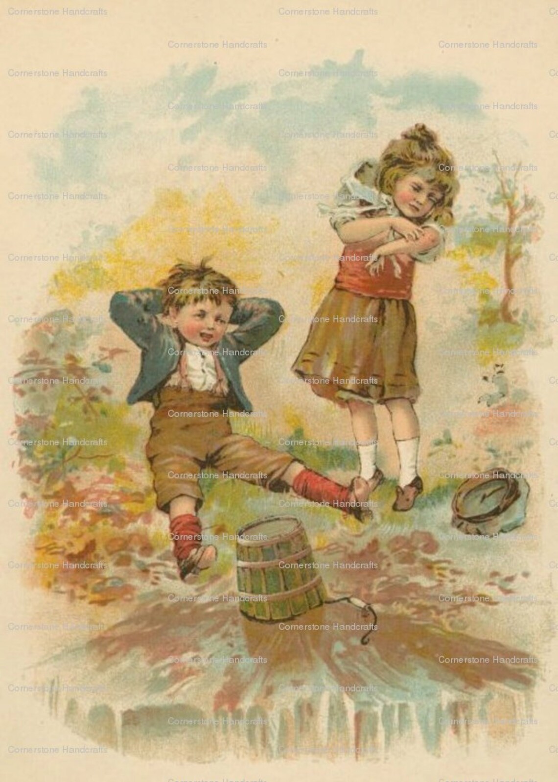 5 VINTAGE Nursery Rhyme Art Prints Instant Digital Download Etsy