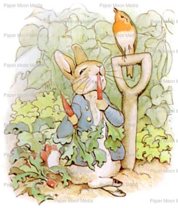Ilustración Beatrix Potter, Potter Menagerie, Descarga Digital