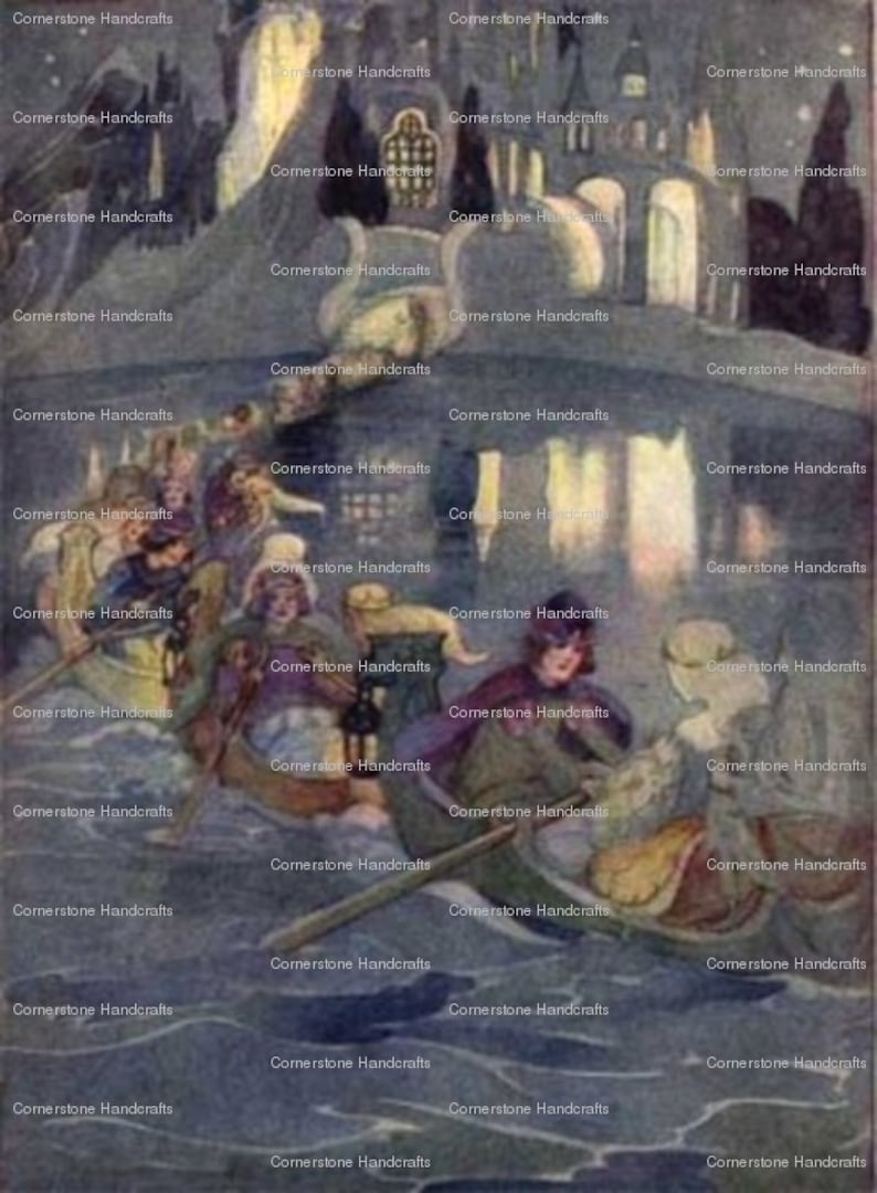 5 Vintage RARE Fairy Tale Art Prints by Arthur Rackham Instant Digital ...