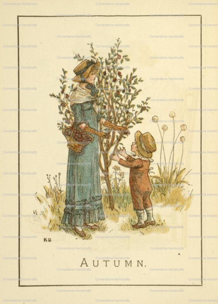 ケイト・グリーナウェイ秋のイラスト JPG および PNG ファイルの即時