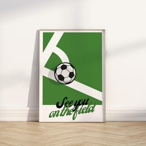 Fußball Wandbild, Fußball Druck, Fußball Poster, Fußball Poster, Fußball Poster, Fußball Poster, Fußball Kunst, Fußball Poster, Kunst auf dem Spielfeld, moderne Kunst