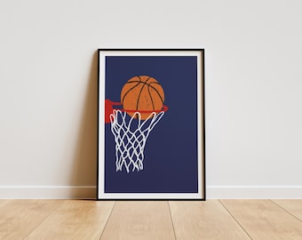 Basketball wall art prints poster , basketball print Decor, Bedroom basketball Decor, basketball Poster Printable, modern basketball design
