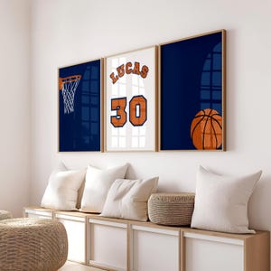 Affiche de Basket personalizowalny, Decor de Basketball, plakat de Basket, Cadeau Basketball Fille, koszyk personalizowany