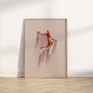 Basketball Wall Art, Basketball Print, Digital Download, Basketball Decor, Basketball Poster for any room, Modern Basketball Wall Art