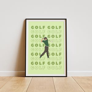 Golf wall art prints poster | Golf print Bedroom Decor | Kids teenager Bedroom golf Decor | Golf Poster Printable