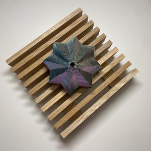 Fidget Toy | STAR | Anti-Stress Toy | Sensory Toy | Wiggly Toy Blau-Grün-Lila