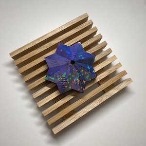 Fidget Toy | STAR | Anti-Stress Toy | Sensory Toy | Wiggly Toy Blau-Lila-Schwarz