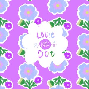 Purple lavender Floral Seamless Print, seamless repeating print for commercial use, ditsy floral pattern, grandmillennial, digital print