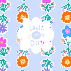 Pink and Purple Floral Seamless Print, seamless repeating print for commercial use, ditsy floral pattern, grandmillennial print, digital