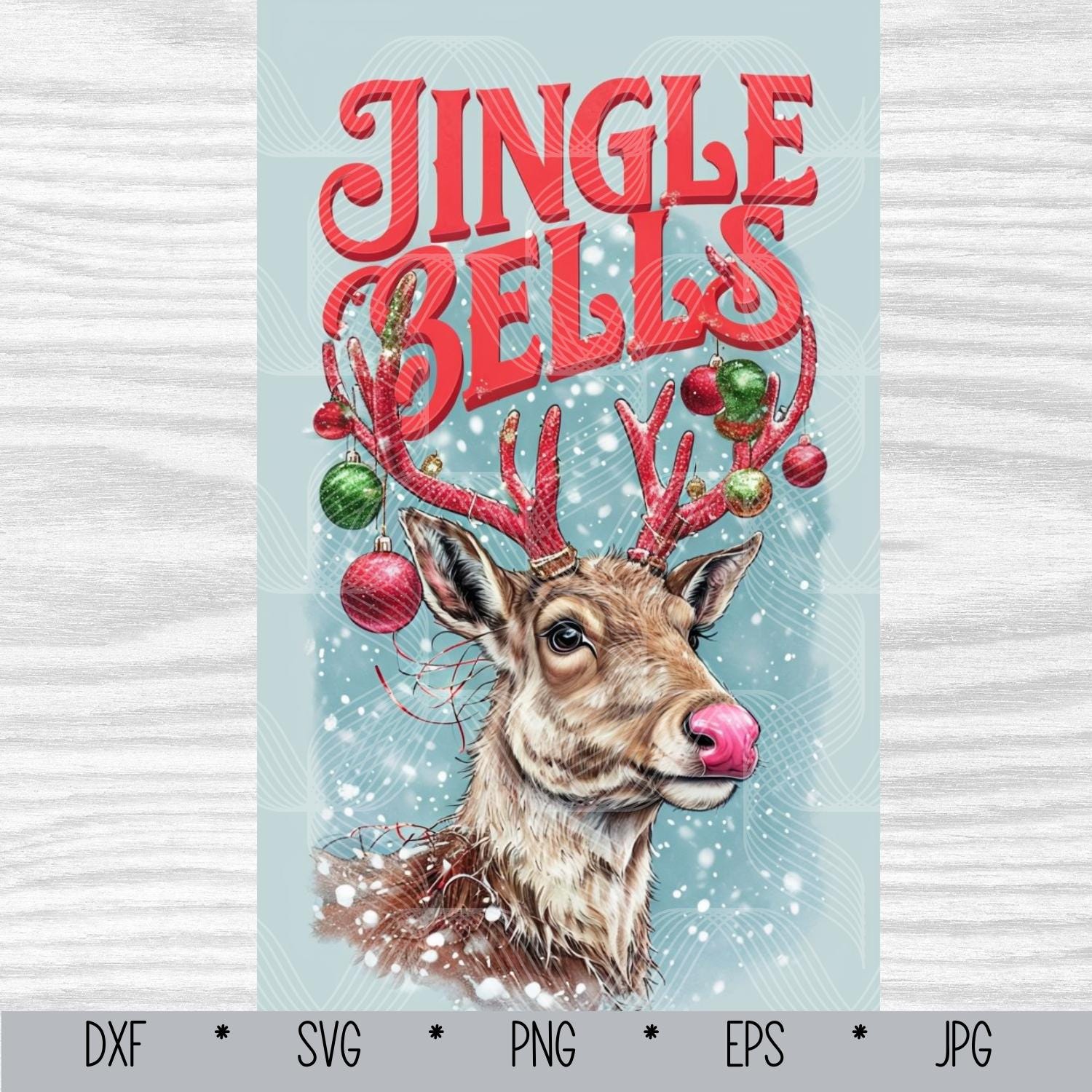 クリスマス トナカイ 鹿 プレゼント ベル ジングルベル トナカイ | 鹿 | クリスマス | 面白いクリスマス
