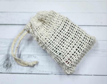 Funda para jabón exfoliante / Funda para jabón / Exfoliante / Protector de jabón / Algodón / Bolsa de malla para jabón / Porta jabón /