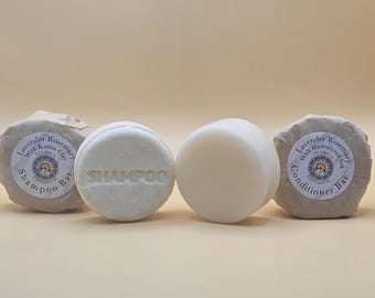 Shampooing et/ou revitalisant en barre à la lavande et au romarin : des soins capillaires sans plastique