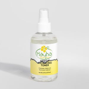 Tónico equilibrante suave: tónico facial natural para todo tipo de piel, hidratante y refinador de poros, cuidado de la piel sin alcohol, bruma facial calmante