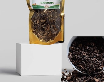 Family Size Djondjon Dried Mushrooms – Authentic Haitian Dry Black Djon Djon for Black Rice – Premium Haitian Djondjon for Cooking