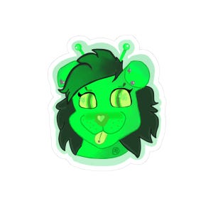 Lychee the Alien Dog - Sticker!
