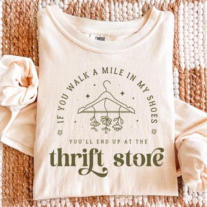 Thrifting long sleeve tee | Cute Thrift Store Graphic Shirt