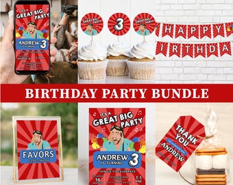 ANY AGE Danny Invitation, Danny Decorations, Danny Birthday Go Invitation, Printable Banner, Printable Cupcake Toppers, Danny Invite