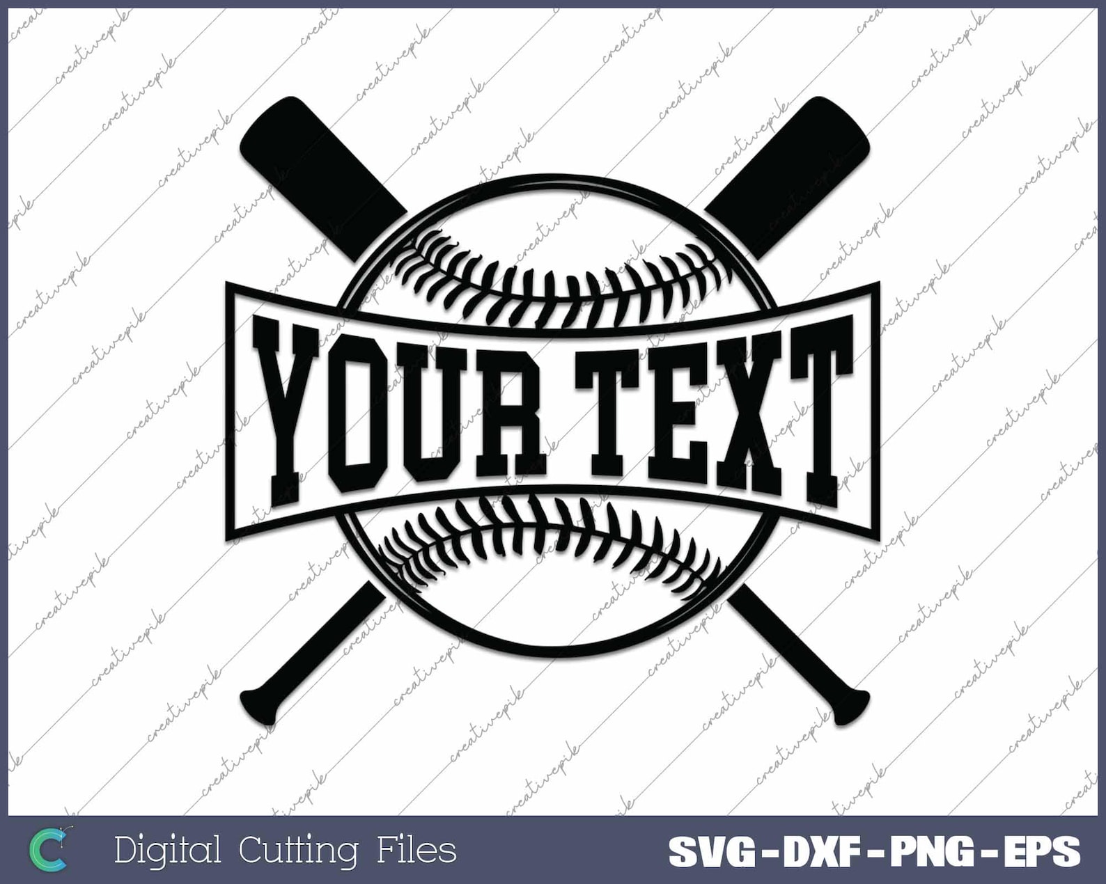 Custom Baseball Name SVG: Printable Cricut File (digital File) - Etsy