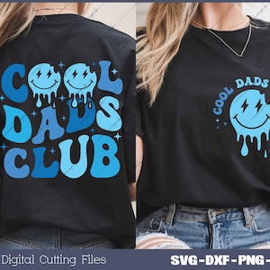 Cool Dads Club Retro Groovy Dad Svg, Png, File Digitale