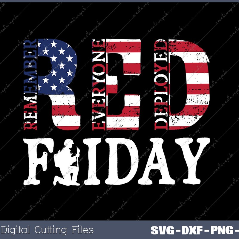 Red Friday Svg - Etsy