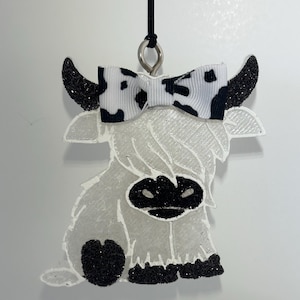 Mini Highland Cow Freshie, Car Air Freshener, Freshie