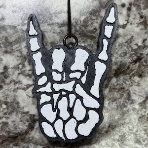 Skelly Rock On Freshie, Car Air Freshener, Freshie