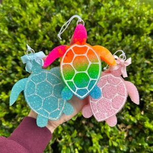 Sea Turtle Freshie, Car Air Freshener, Freshie