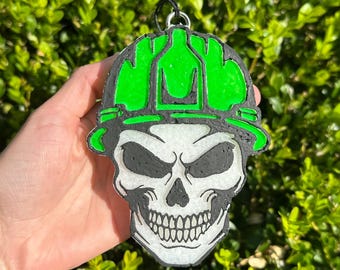 Ambientador para coche con forma de calavera y casco, ambientador para coche, ambientador para la construcción