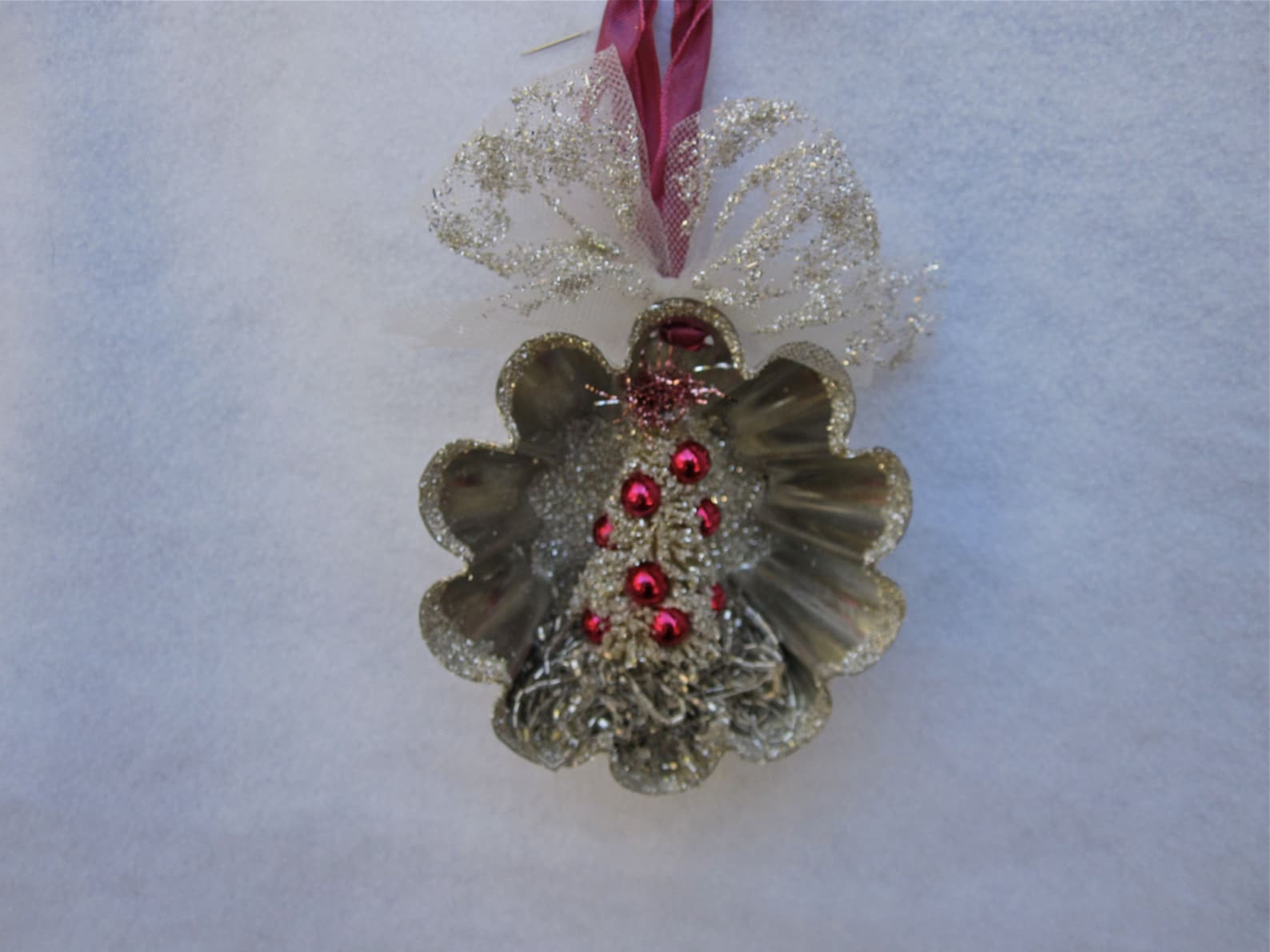 Vintage French Tart Mold Christmas Ornament German Glass Etsy