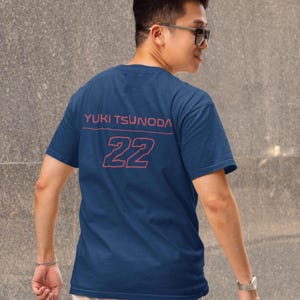 Yuki Tsunoda Red Bull Shirt - F1 Racing Fan Gift - Formula 1 Enthusiast Tee - Motorsport Lover Apparel - Car Gifts - Red Bull Racing