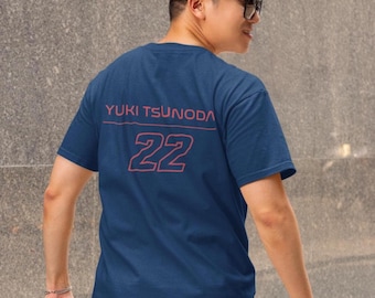 Yuki Tsunoda Red Bull Shirt - F1 Racing Fan Gift - Formula 1 Enthusiast Tee - Motorsport Lover Apparel - Car Gifts - Red Bull Racing