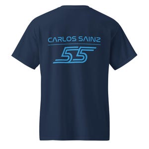 Carlos Sainz Williams Shirt - F1 Racing Fan Gift - Formula 1 Enthusiast Tee - Motorsport Lover Apparel - Car Gifts - Williams Blue