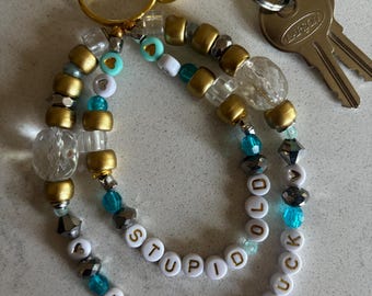 Taylor Swift "Picture to Burn" Friendship Bracelet Key Chain