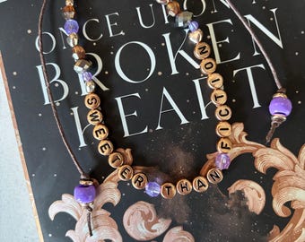 Taylor Swift "Sweeter Than Fiction" Friendship Bracelet Bookmark