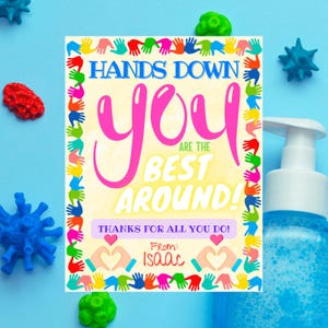 Hands Down You Are The Best Around Gift Tag