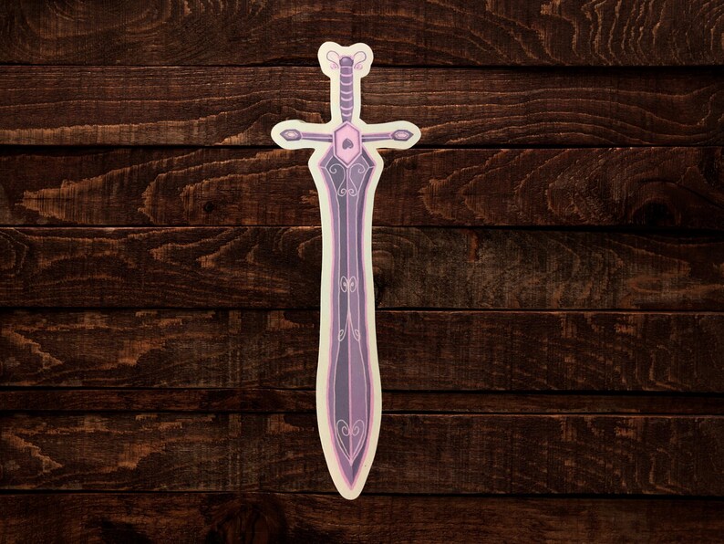 Magic Sword Sticker Magical Sword Bookmark Gift for Book Lovers Fantasy Lovers - Etsy