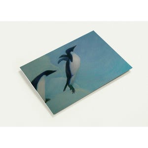 10 tarjetas de felicitación de Flying Penguin